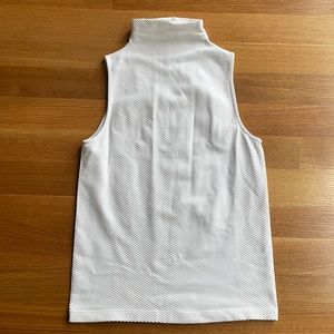 Athleta white sleeveless top size M